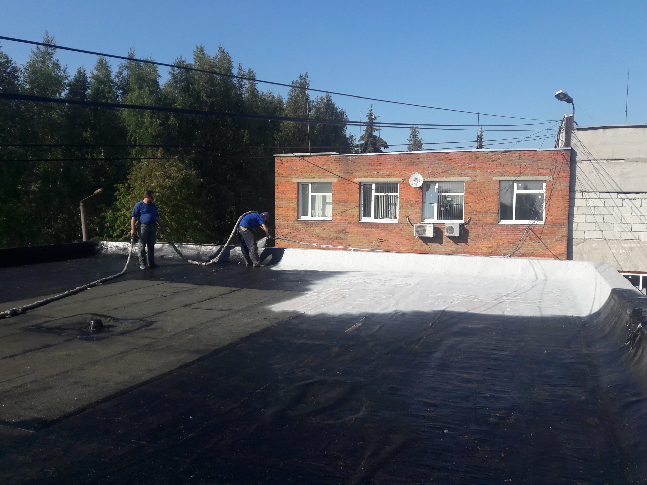 Гидроизоляция плоской крыши